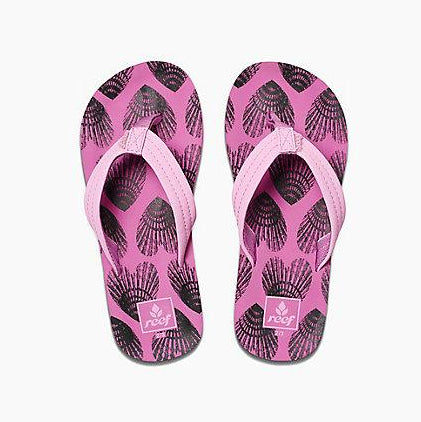 Reef Kids AHI Purple Heart Shells - Purple Heart Shells youth footwear