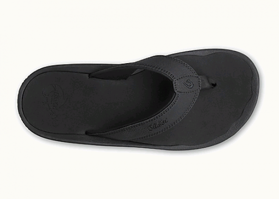 Olukai Ohana Men's Sandals - Black / Black Mens Footwear