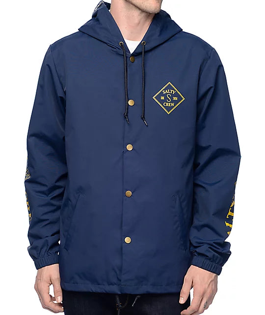 Salty Crew Tippet Snap Jacket - Navy Jacket