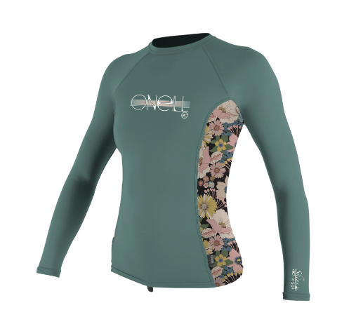 Oneill Girls Premium Rashguard L/S 4176 Prints Bristol youth rashguard