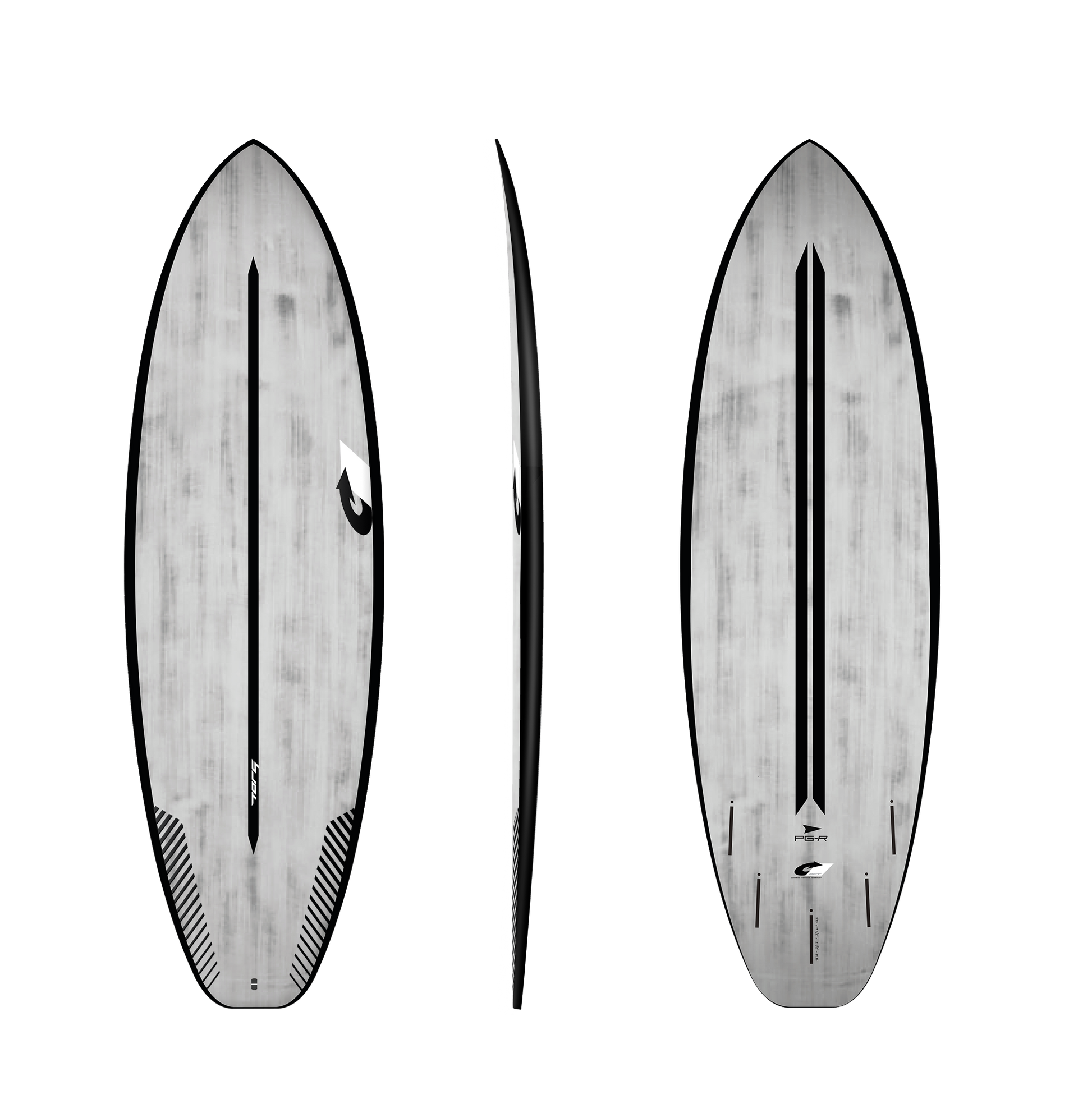 Torq ACT PG-R Carbon Surfboard 5’10 x 21” x 2 1/2” 35.3L Surfboard
