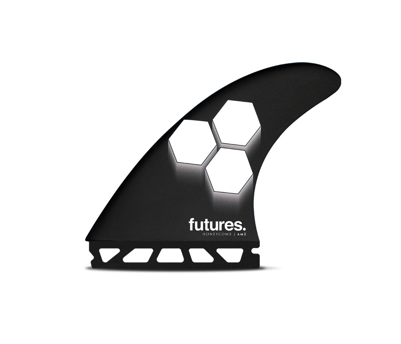 Futures AM2 Al Merrick Honeycomb Black White THRUSTER - LARGE - Black Fins