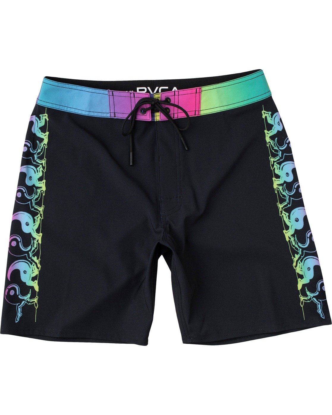 RVCA Loltz 18" Trunk Men's Boardshort- Black Mens Boardshorts