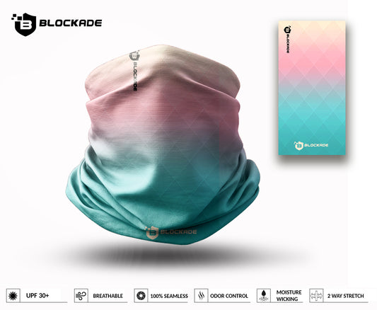 Blockade UPF Neck Gaiter - Diamond Gradient Pastel Neck Gaiter