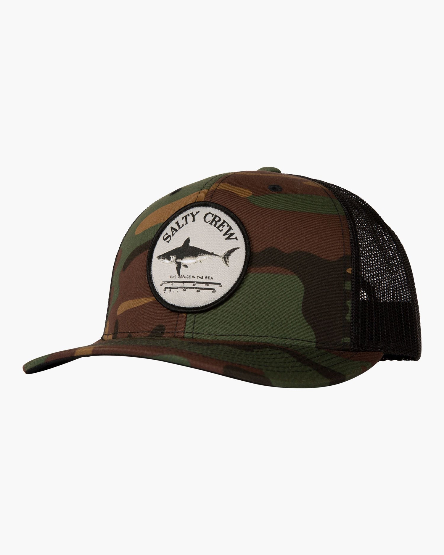 Salty Crew Bruce Retro Trucker Hat Hats Camo