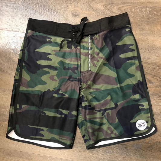 Surf World Everglades Camo Boardshorts - The Surf World Collection - Camo Mens Boardshorts