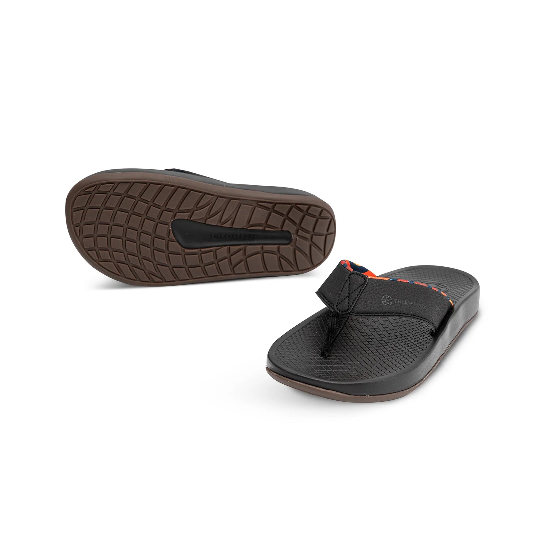 Freewaters Cloud 9 Men's Super Soft Sandals - Black Mens Footwear