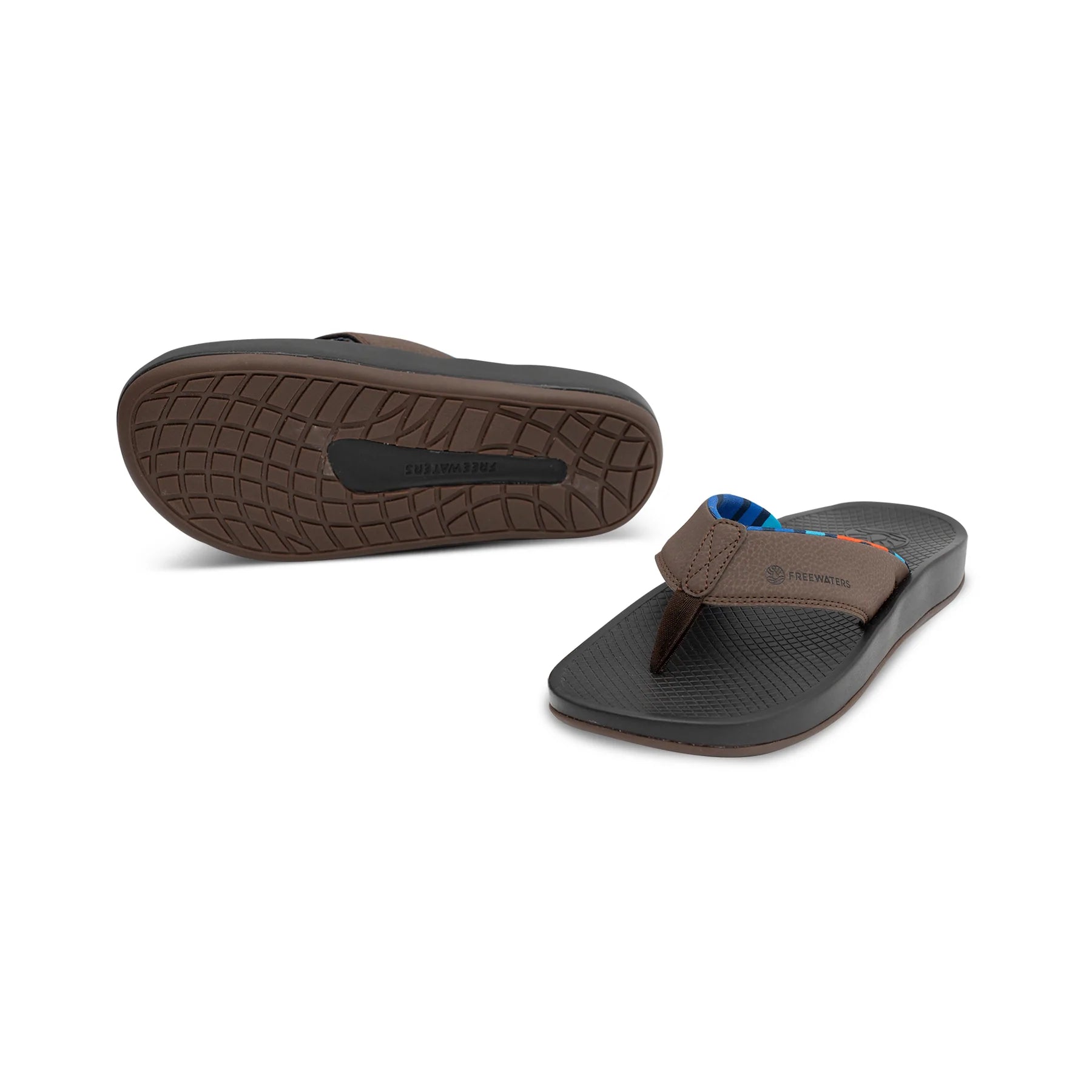 Freewaters Cloud 9 Men's Super Soft Sandals - Brown Mens Footwear