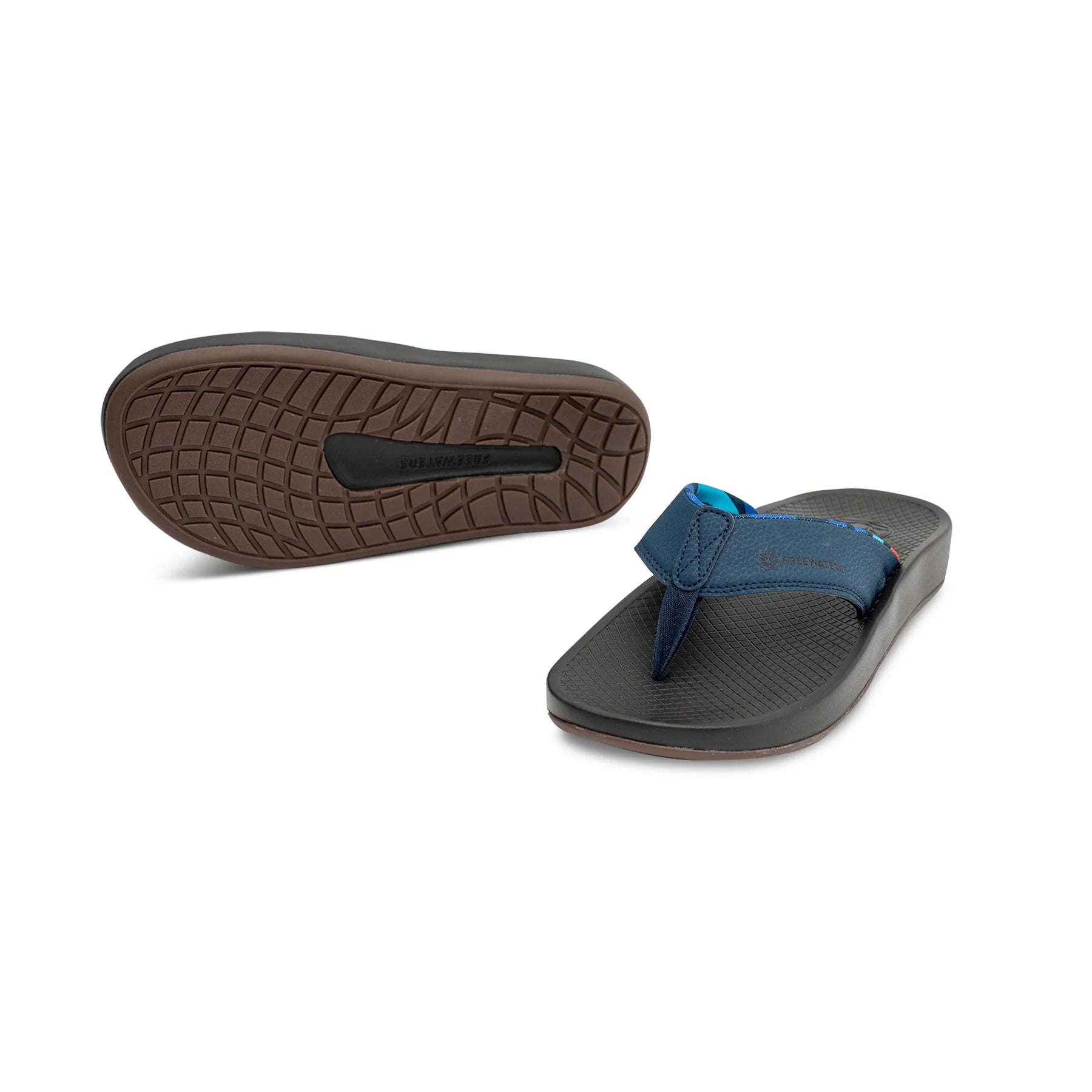 Freewaters Cloud 9 Men's Super Soft Sandals - Navy Mens Footwear