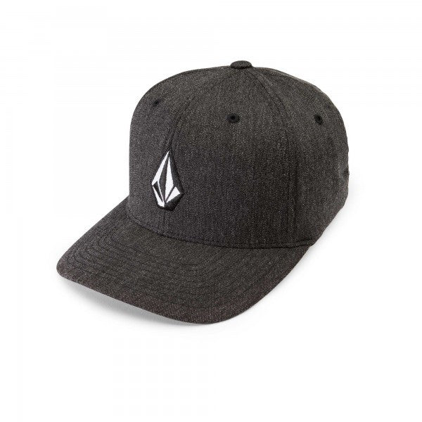 Volcom Full Stone Charcoal Heather Flexfit Hat - CHH Mens Hat