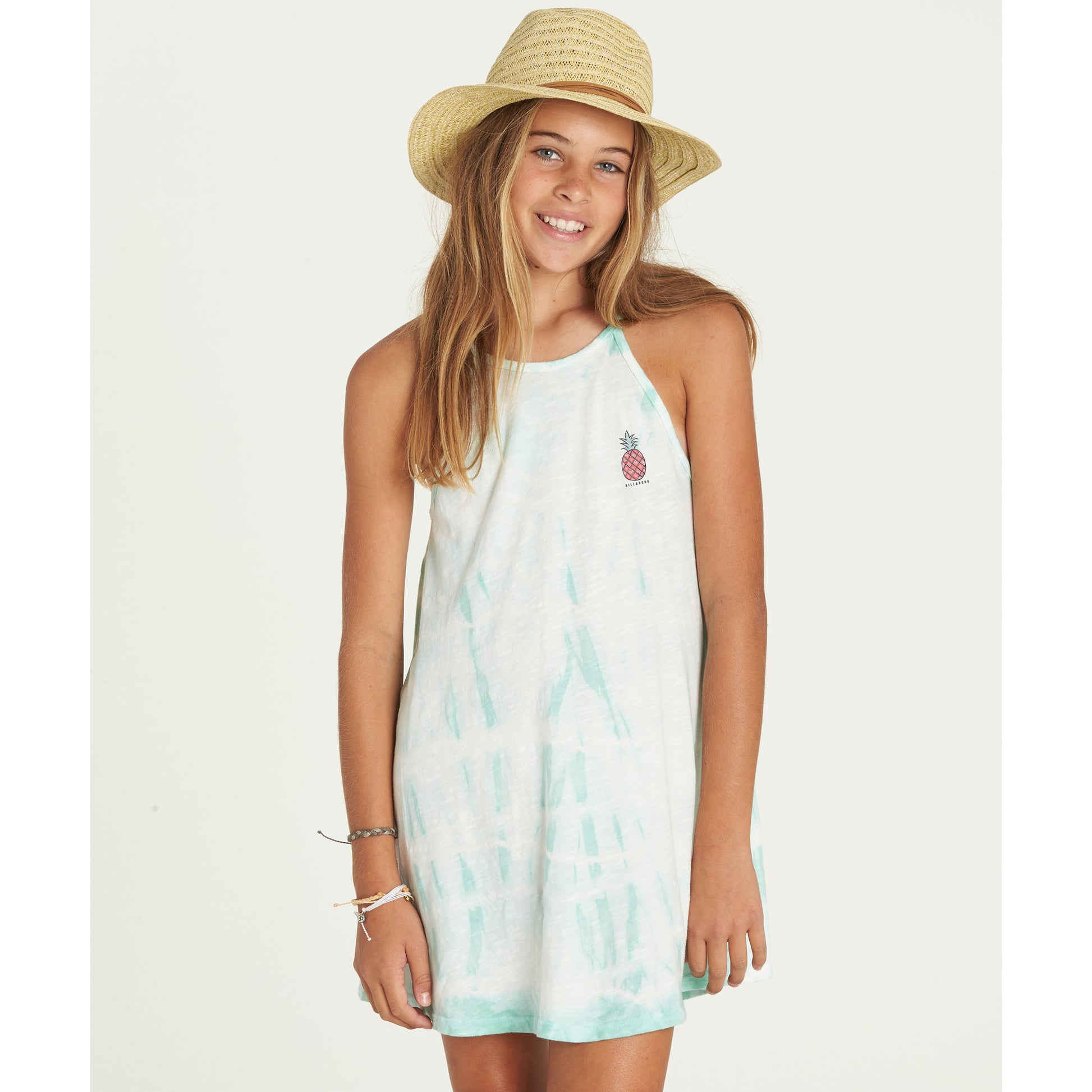 Billabong Girls Namaste All Day Dress Beach Glass Youth Dress