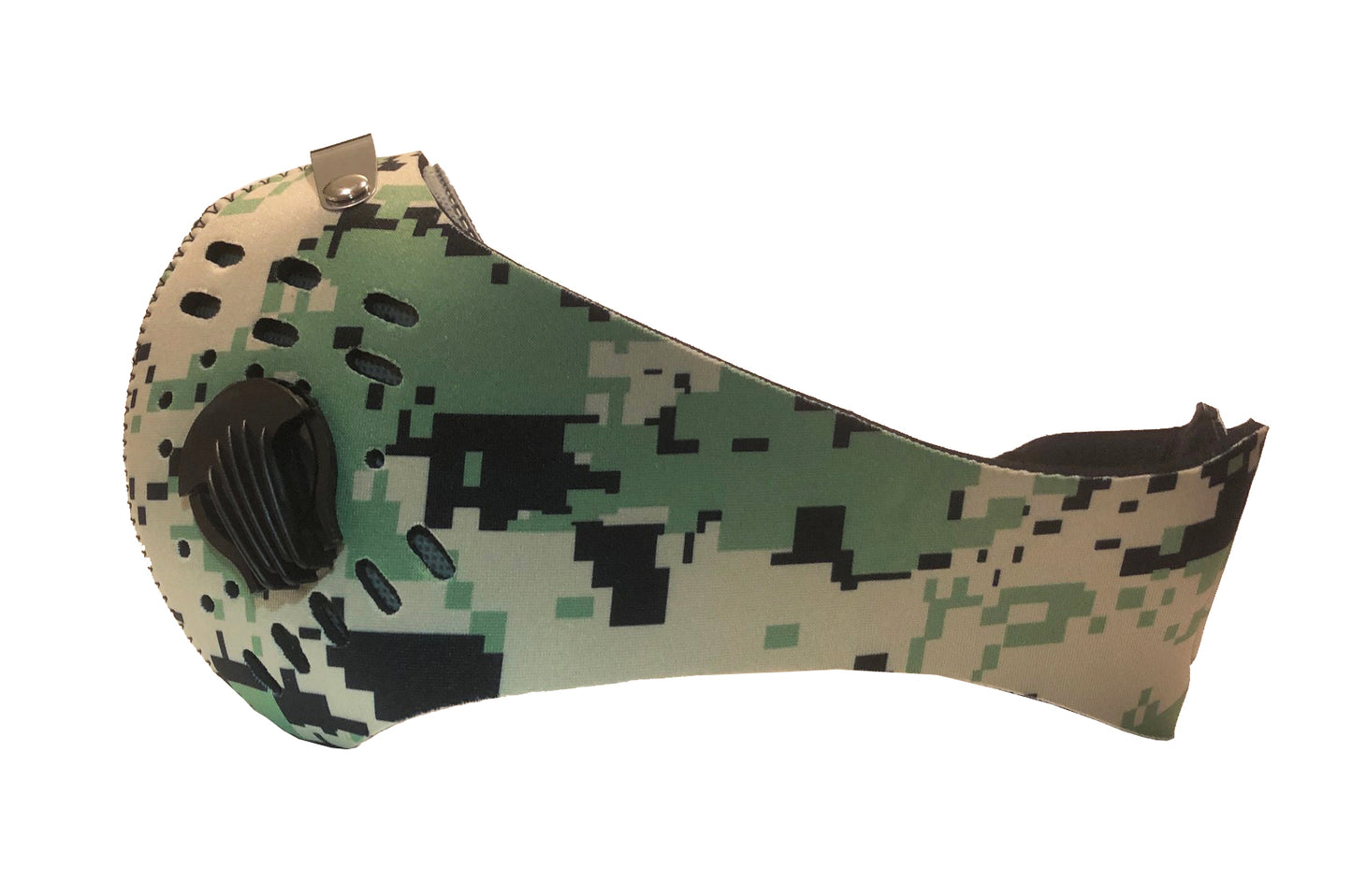 Face Mask with KN95 removable filter and exhale valves - Black - Camo - Desert Camo Face Mask Green Digi Camo