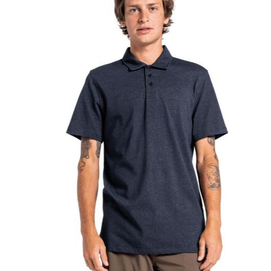 Volcom Hazard Pro Polo - Navy Heather Mens Shirt