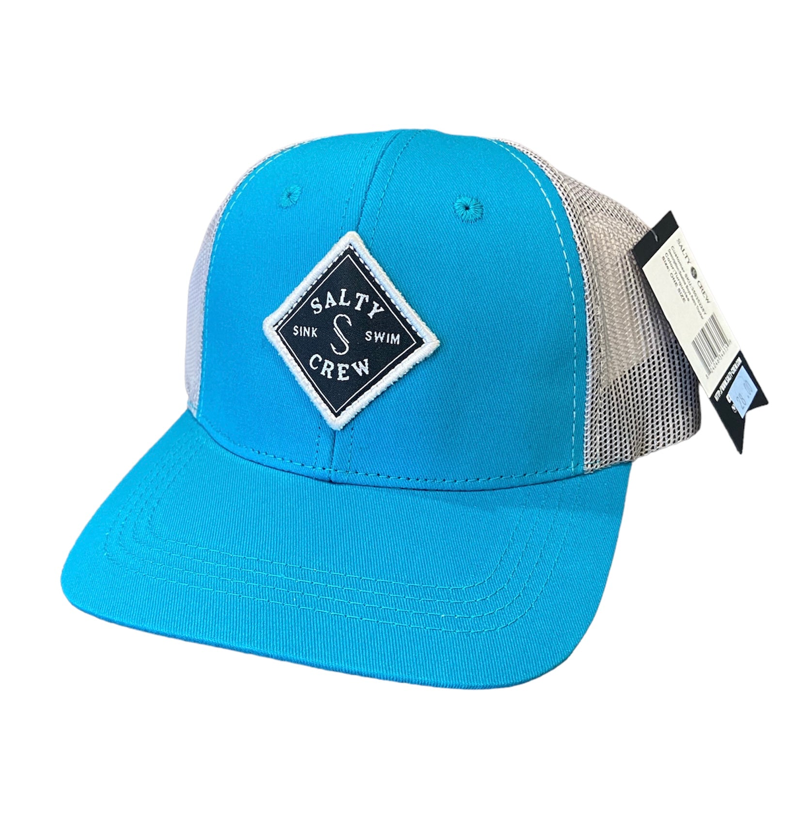 Salty Crew Boys Sealine Retro Trucker - Turq Boys Hat