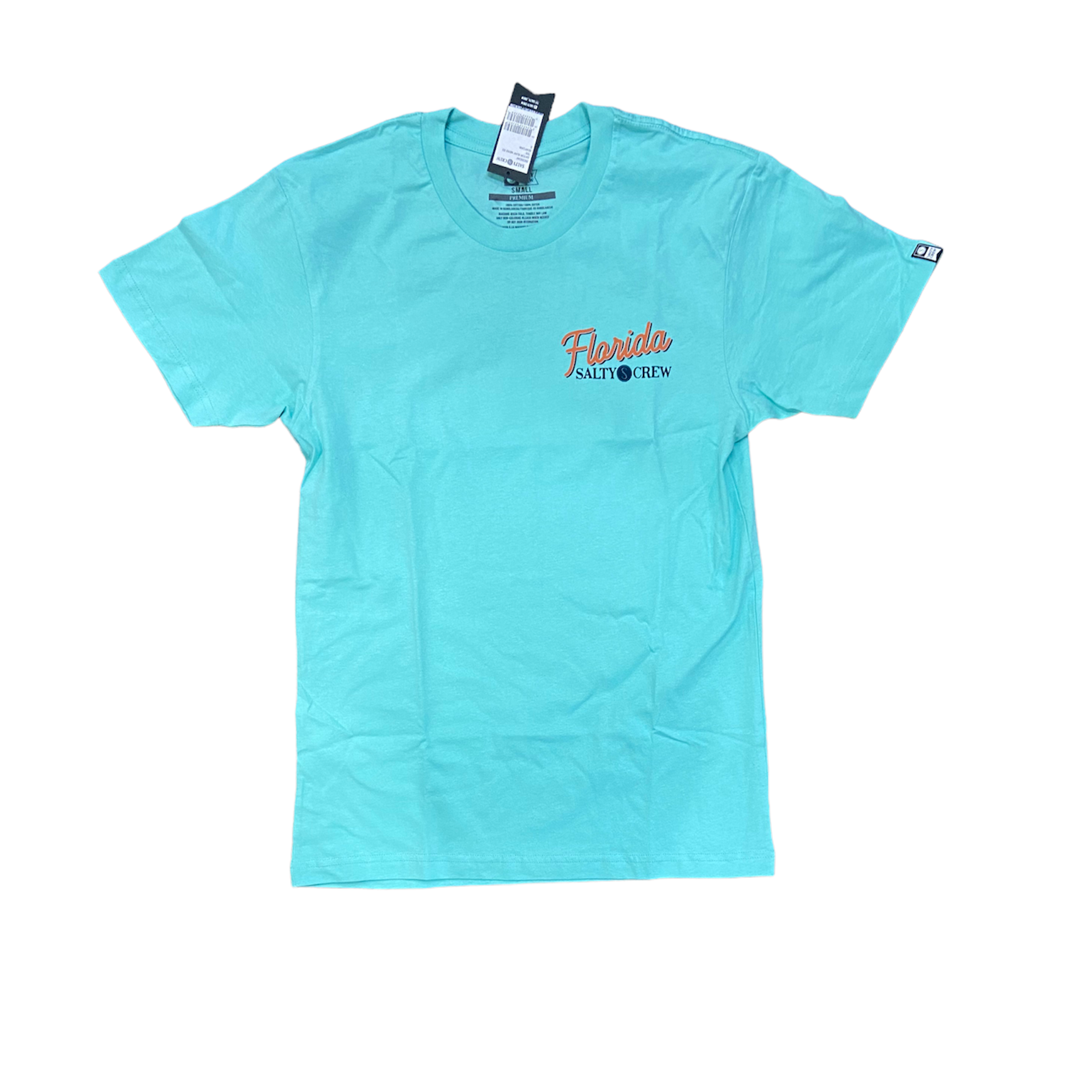 Salty Crew Florida Gator Surf Premium SS Tee - Seafoam Mens T Shirt