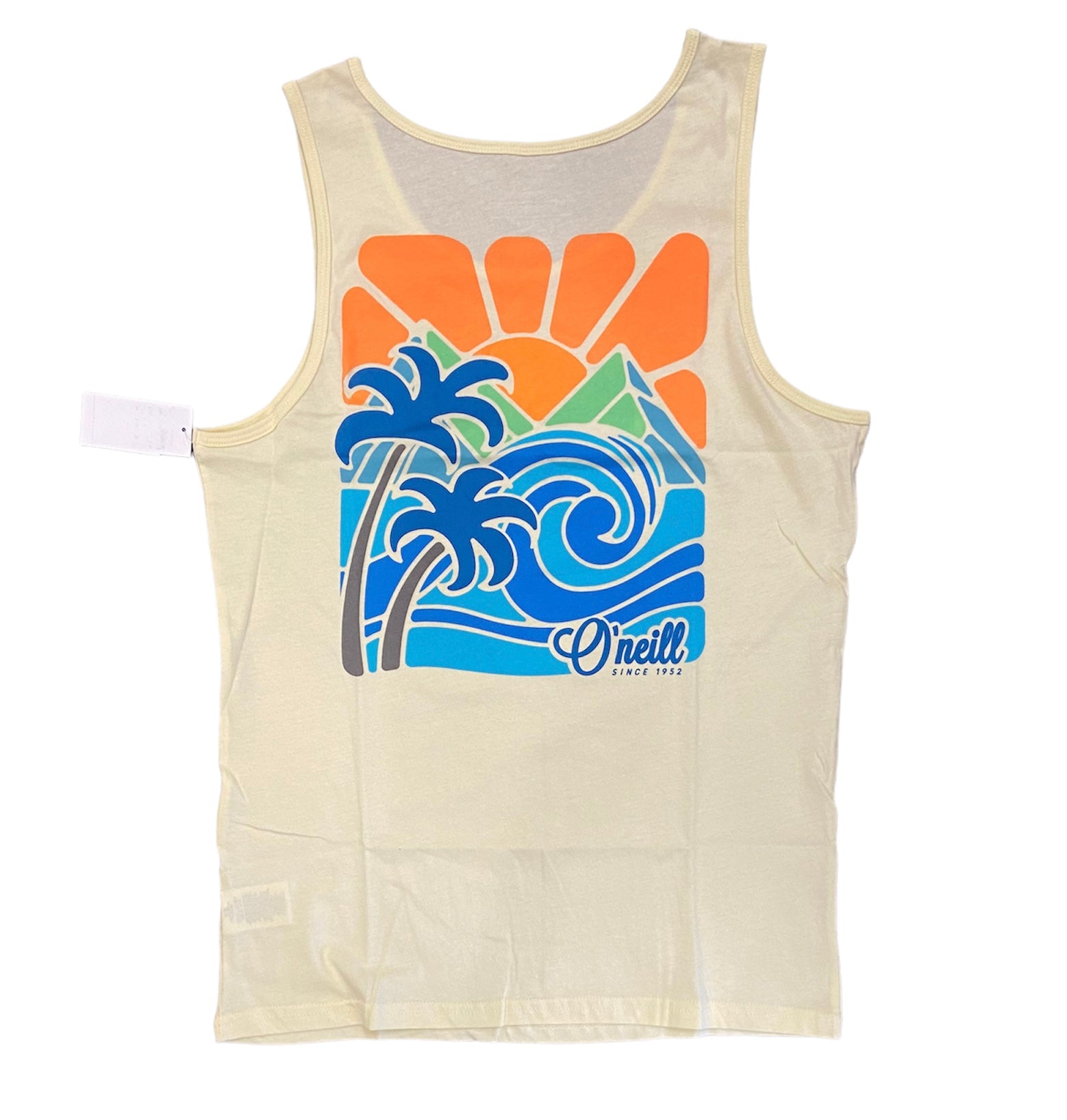 Oneill Ripple Men's Tank Top - Light Yellow Mens Tank