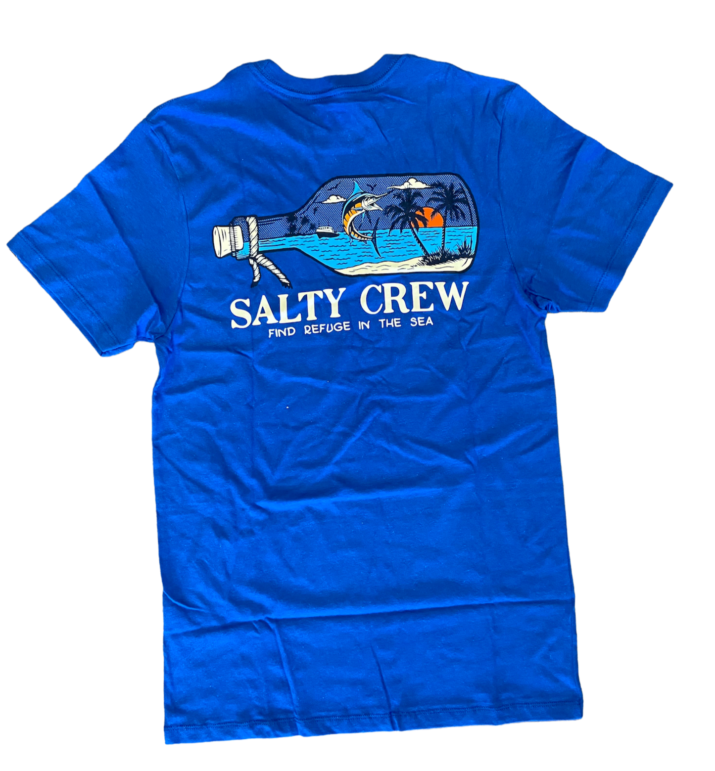 Salty Crew Message Premium SS Tee - Royal Blue Mens T Shirt