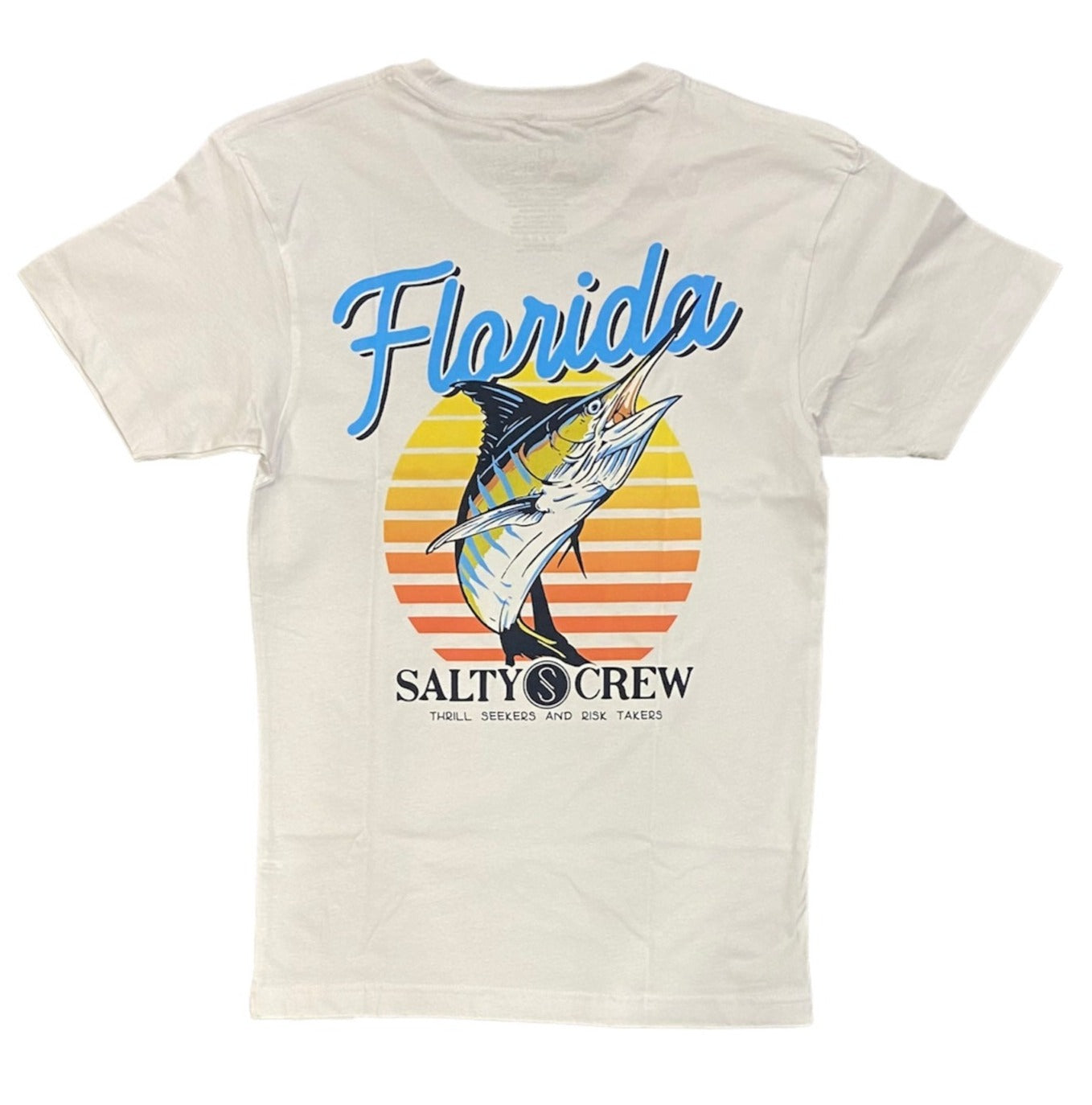 Salty Crew Florida Blue Bill Premium SS Tee - White Mens T Shirt