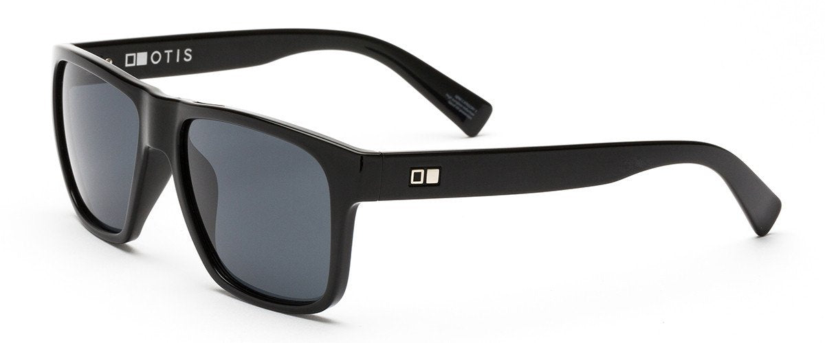 Otis Life On Mars Mineral Glass Sunglasses -Matte Black L.I.T Grey Polarized Sunglasses