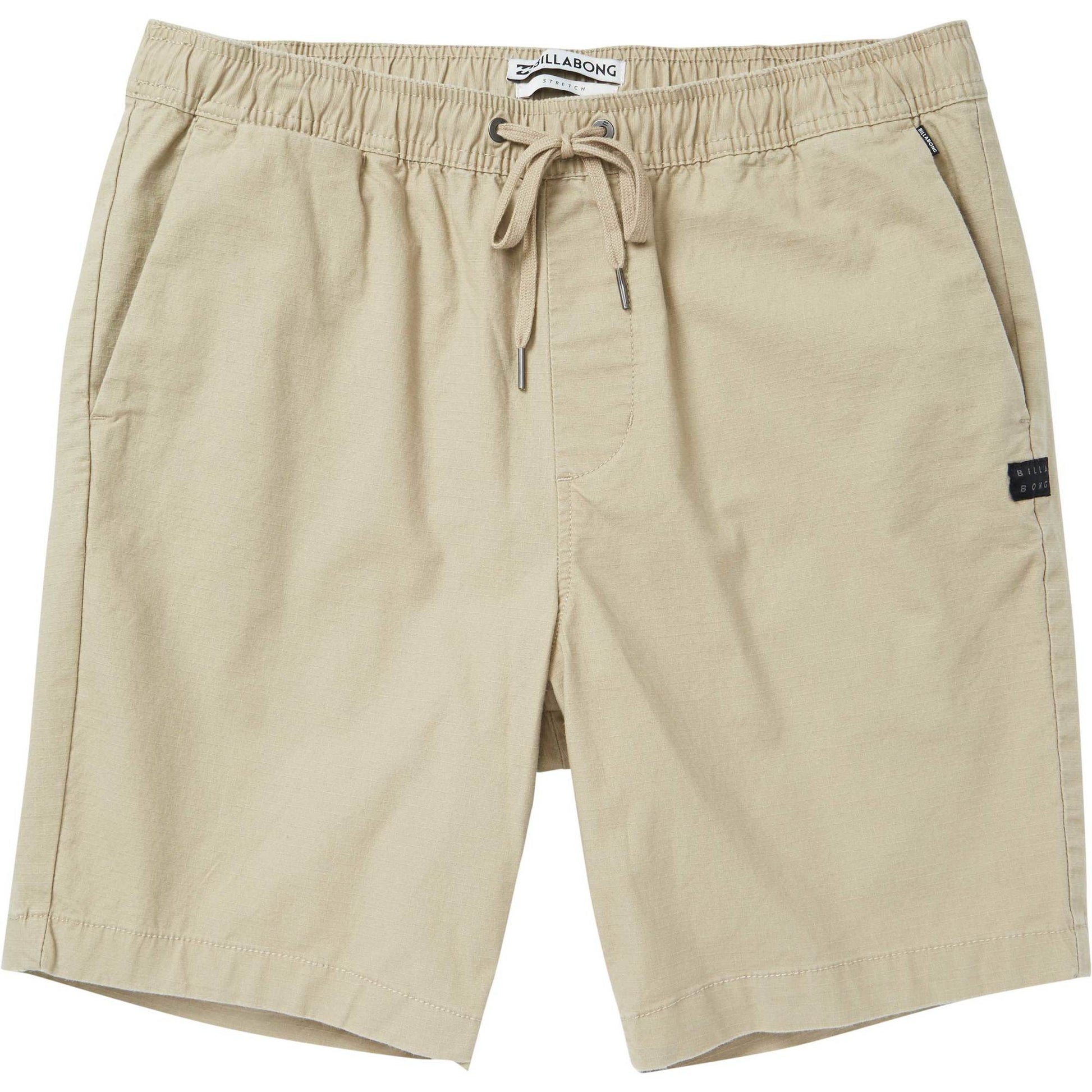 Billabong Larry Layback Mens Shorts - Light Khaki - Dark Ozone Mens Shorts LKH