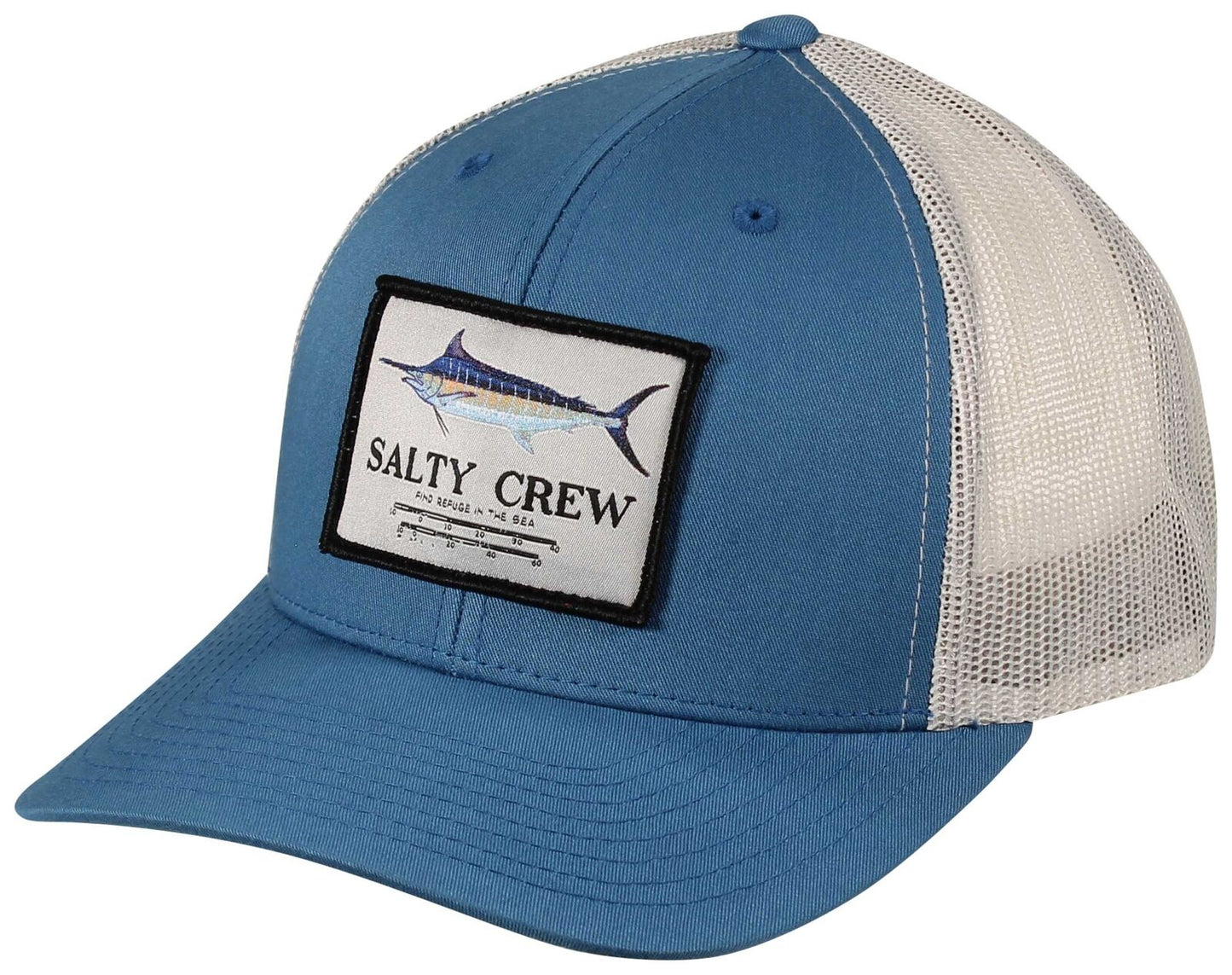 Salty Crew Marlin Mount Retro Trucker - Ast Colors Hats Slate Silver