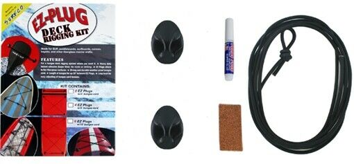 EZ Plug deck rigging kit 2 plugs and bungee SUP Accessories