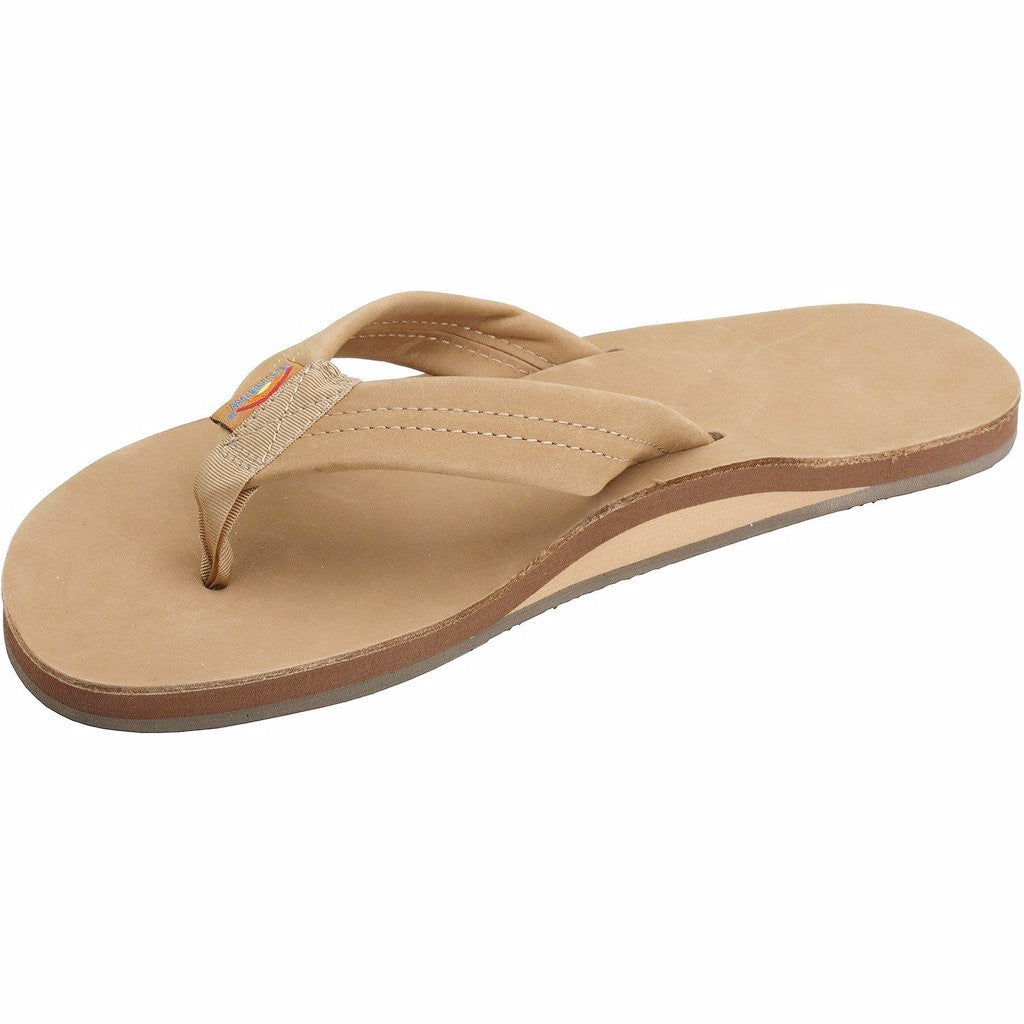 Rainbow Sandals Men's Sierra Brown Premier Leather Single Layer Arch 301ALTS0SRBRM Mens Footwear