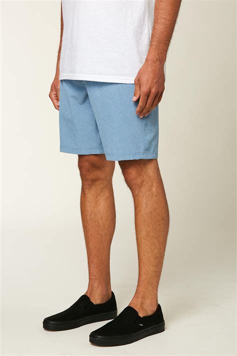 O'neill Reserve Heather 19" Hybrid Shorts - Blue Shadow Mens Shorts