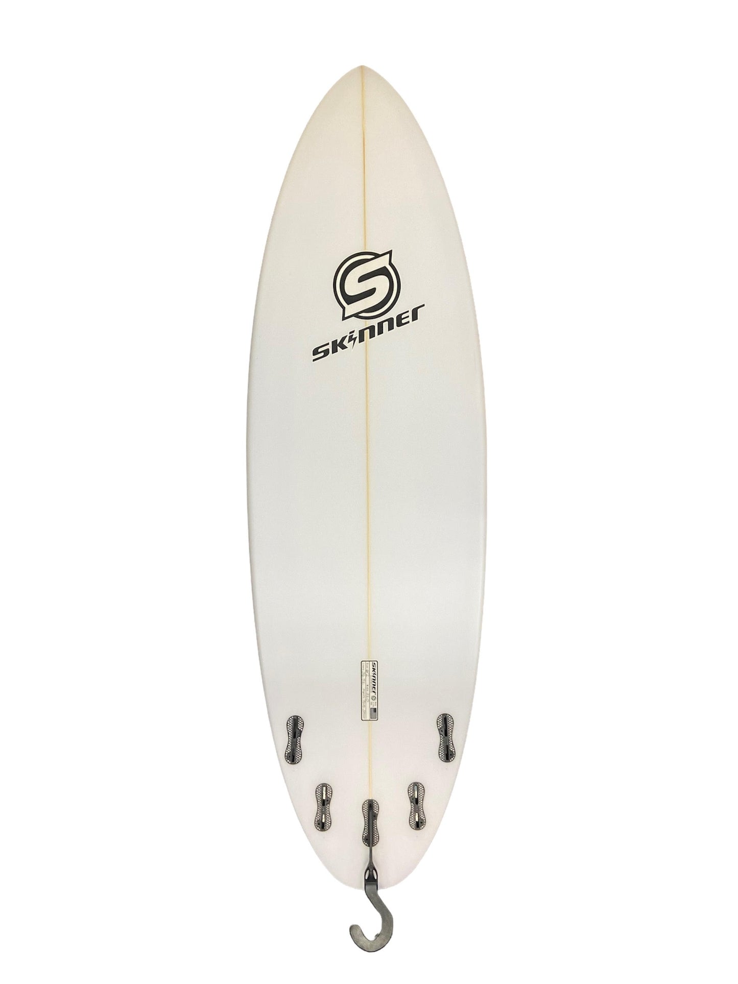 Skinner 6'2 x 21 x 36.5 Liters Round Tail Shortboard 5 FCS 2 Plugs Surfboard